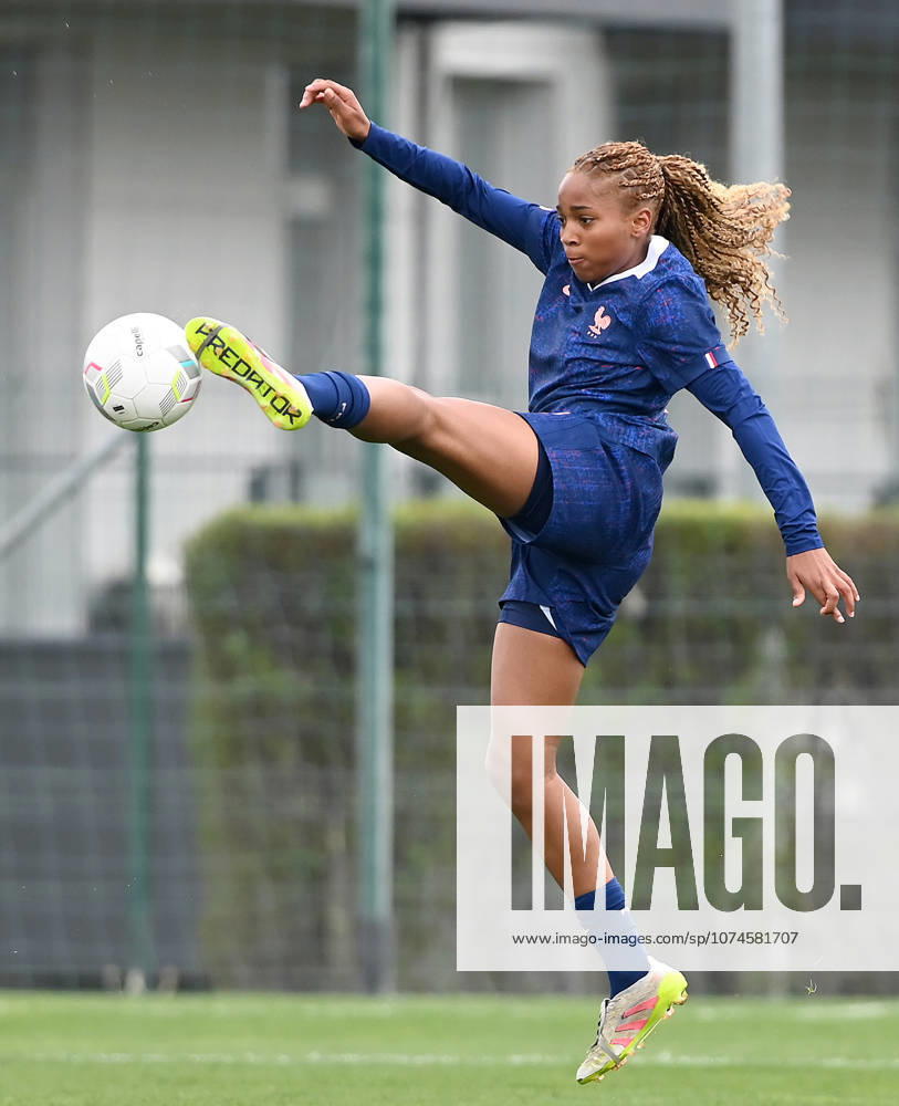 WU17 SERBIA vs FRANCE SHARLIE YERRO, football player of WU17 France, during the European Qualifying match against Serbia, at Sports Center of FA of Serbia. Stara Pazova, 17.03.2026. photo: Nebojsa Parausic MN Press FOOTBALL, WU17, UEFA, SERBIA, FRANCE, WOMEN Stara Pazova Sports Center of FA of Serbia Serbia
