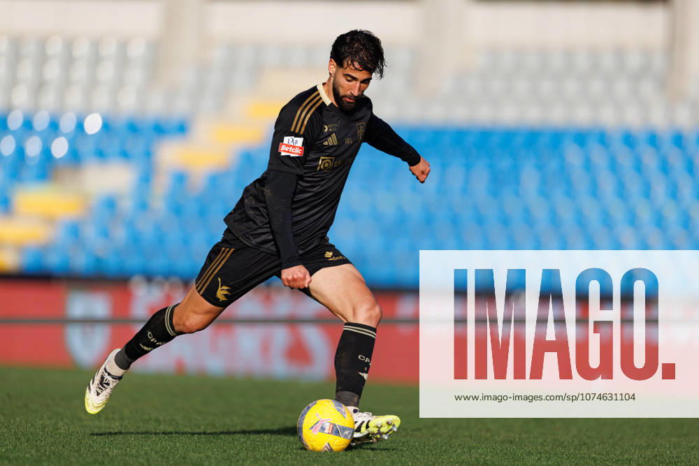 Joao Goulart seen during Liga Portugal game between teams of Casa Pia AC and FC Arouca at Estadio Municipal Rio Maior (Maciej Rogowski Ball Raw Images PT) Rio Maior Estadio Municipal Rio Maior Portugal