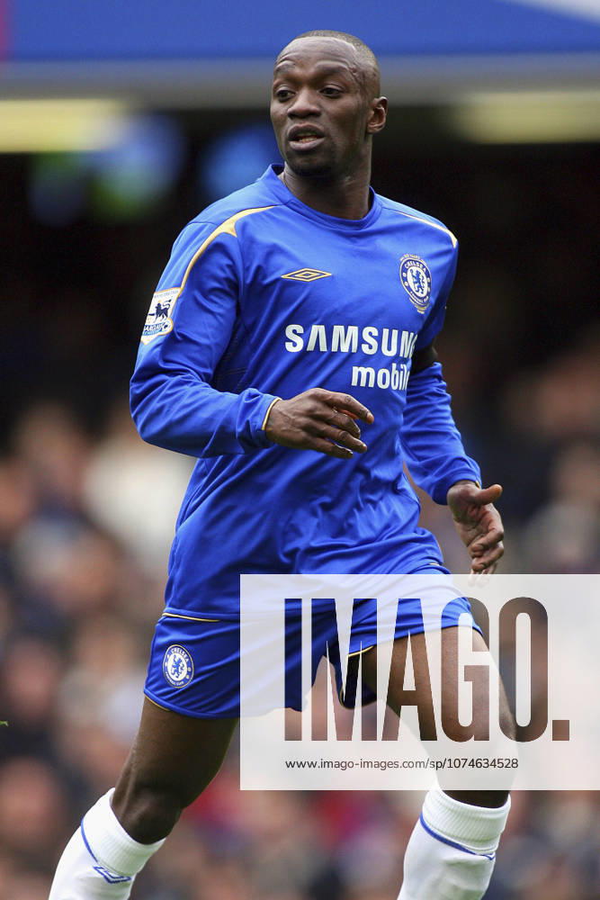 Chelsea V Tottenham Hotspur, Premier League Claude Makelele of Chelsea running during the Premier League match between Chelsea and Tottenham Hotspur at Stamford Bridge on March 11, 2006 in London, England. London Stamford Bridge England United Kingdom