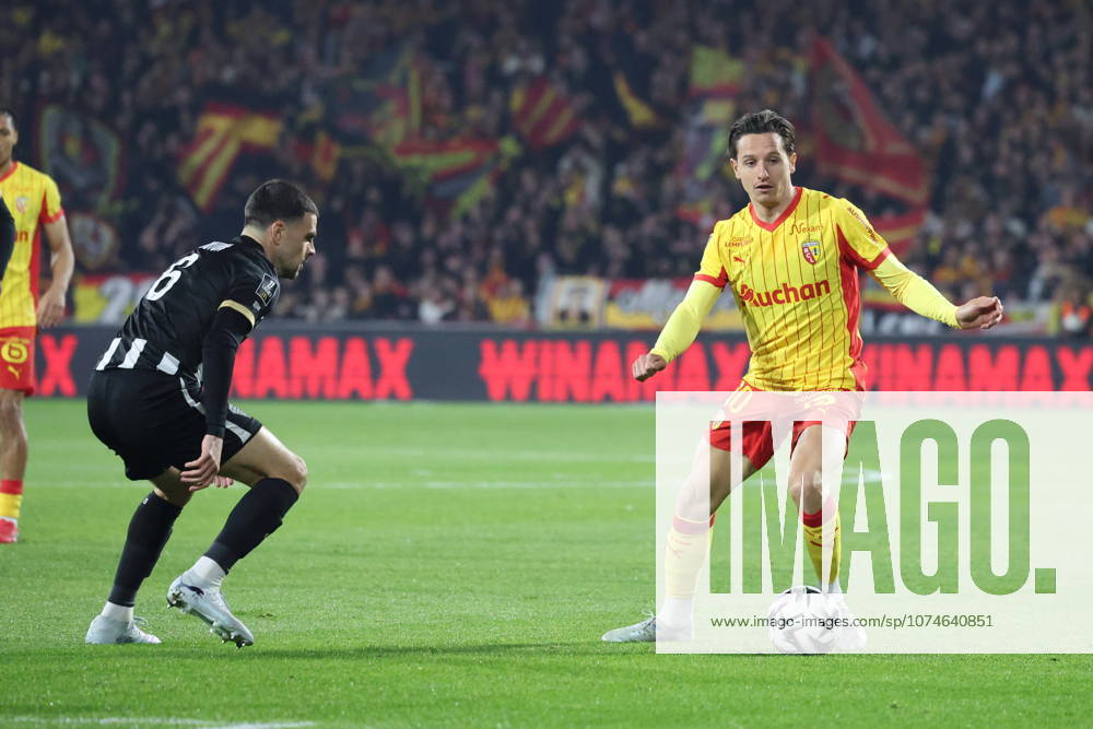 Florian THAUVIN (RC Lens) lors du match RC Lens vs Angers SCO, Ligue 1 J27, stade Bollaert-Delelis, le 20 mars 2026 - photo Laurent Sanson PsnewZ