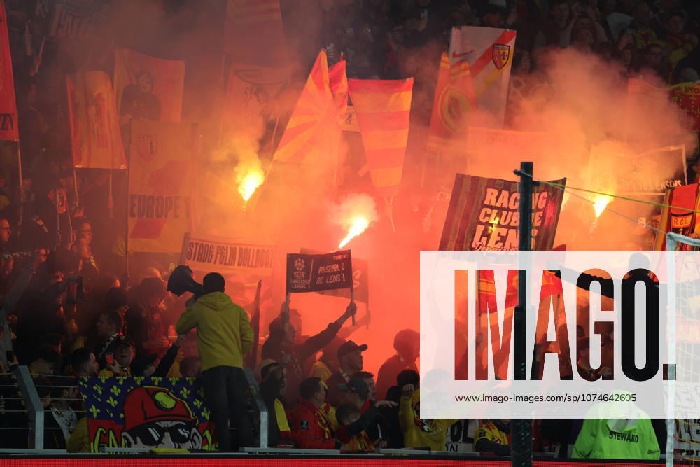 Supporters de Lens lors du match RC Lens vs Angers SCO, Ligue 1 J27, stade Bollaert-Delelis, le 20 mars 2026 - photo Laurent Sanson PsnewZ