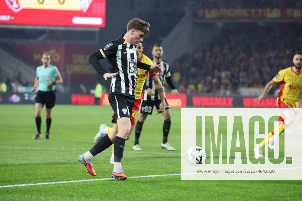 Marius LOUËR (Angers SCO) lors du match RC Lens vs Angers SCO, Ligue 1 J27, stade Bollaert-Delelis, le 20 mars 2026 - photo Laurent Sanson PsnewZ