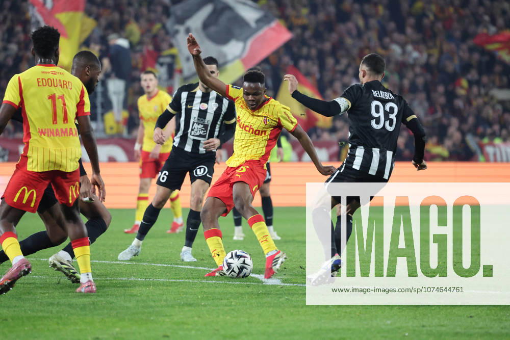 Mamadou SANGARE (RC Lens) lors du match RC Lens vs Angers SCO, Ligue 1 J27, stade Bollaert-Delelis, le 20 mars 2026 - photo Laurent Sanson PsnewZ