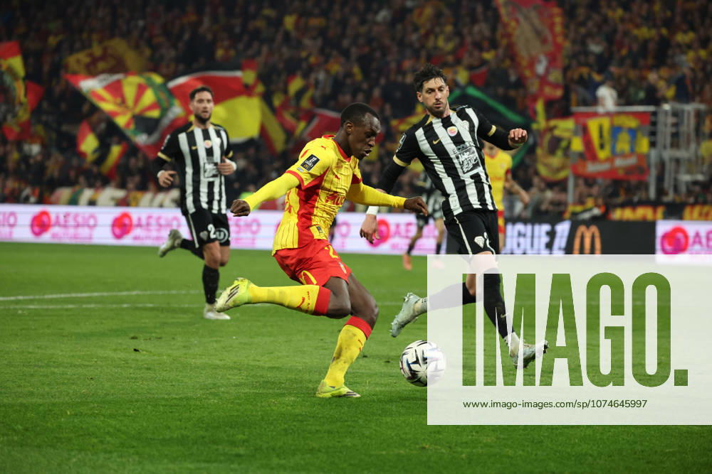 Saud ABDULHAMID (RC Lens) lors du match RC Lens vs Angers SCO, Ligue 1 J27, stade Bollaert-Delelis, le 20 mars 2026 - photo Laurent Sanson PsnewZ