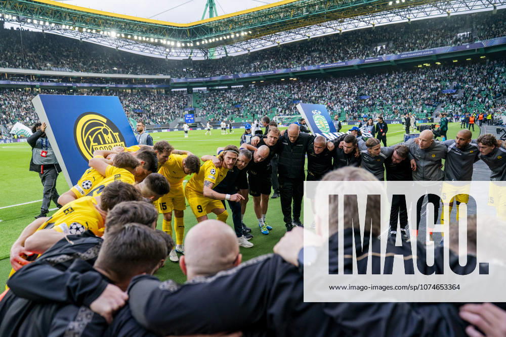 Football, Champions League 2025 2026 Sporting Lisbon Bodo Glimt Lisbon, Portugal 20260317 Bodo Glimt before the soccer match in the Champions League between Sporting Lisboa and Bodo Glimt at Estadio Josà Alvalade Photo Fredrik Varfjell NTB Lisboa Portugal RESTRICTED USE FOR BETTING COMPANIES