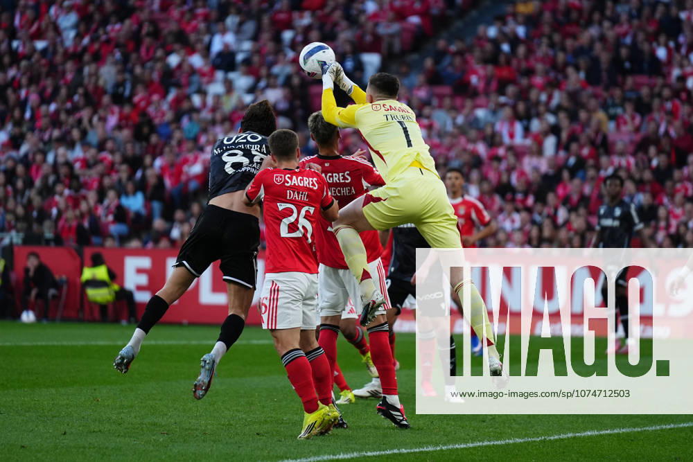 Liga Portugal Betclic - SL Benfica v Vitoria SC Anatoly Trubin do SL Benfica durante a partida entre o SL Benfica e o Vitoria SC, a contar para a Liga Portugal Betclic no Estadio do Lisboa e Benfica - Marco 21, 2025 - Lisboa, Portugal. (Foto: Joao Alvarinhas - Avant Sports) Lisboa Estadio do Sport Lisboa e Benfica Portugal