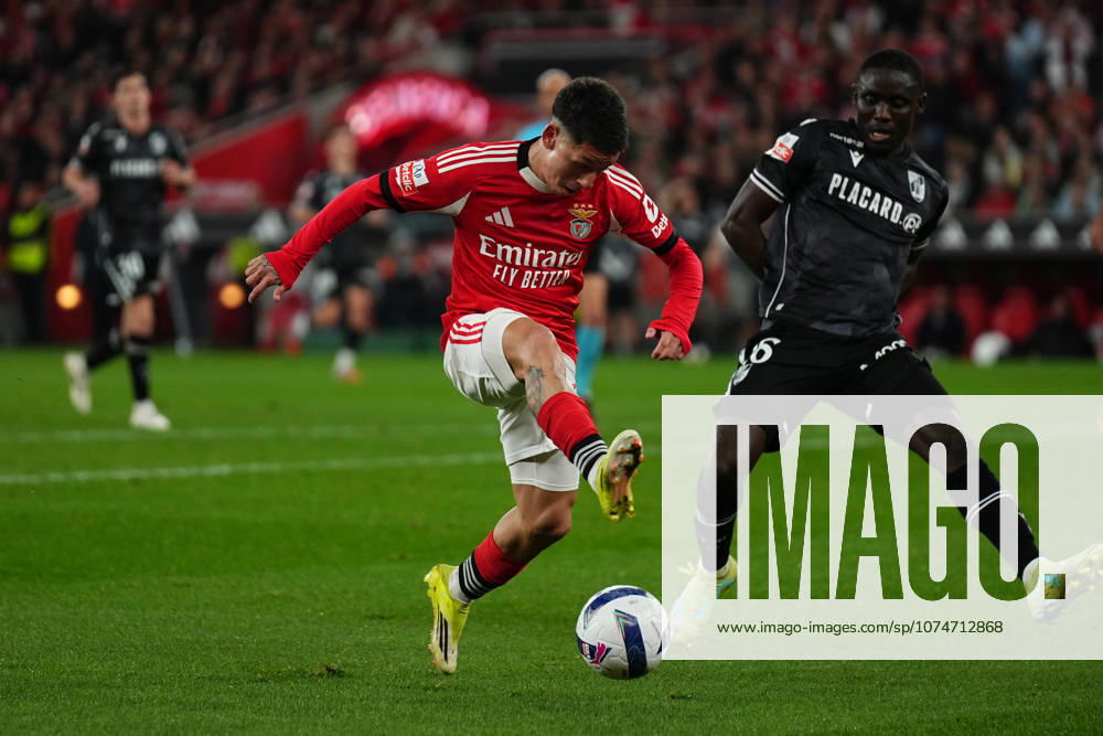 Liga Portugal Betclic - SL Benfica v Vitoria SC Gianluca Prestianni do SL Benfica durante a partida entre o SL Benfica e o Vitoria SC, a contar para a Liga Portugal Betclic no Estadio do Lisboa e Benfica - Marco 21, 2025 - Lisboa, Portugal. (Foto: Joao Alvarinhas - Avant Sports) Lisboa Estadio do Sport Lisboa e Benfica Portugal