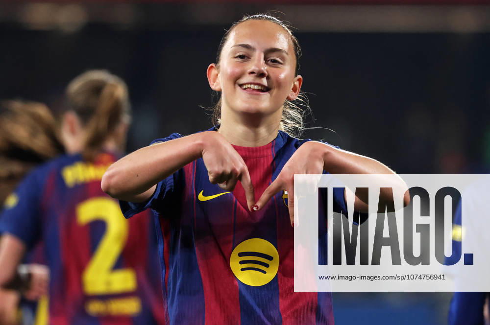 FC Barcelona, Barca Femeni v Athletic Club Femenino - Liga F Moeve Carla Julia plays during the match between FC Barcelona Femeni and Athletic Club Femenino, corresponding to week 23 of the Liga F Moeve, at the Johan Cruyff Stadium in Barcelona, Spain, on March 21, 2026. Barcelona Barcelona Spain