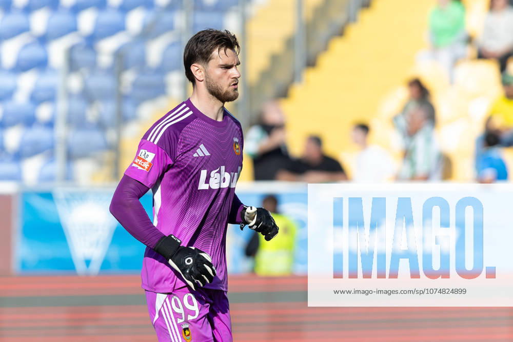 Rio Ave goalkeeper from The Netherlands ENNIO VAN DER GOUW (99) in action during the game for Liga Portugal Betclic between Estoril Praia and Rio Ave at Estadio Antonio Coimbra da Mota Soccer 2026: Estoril Praia 1:2 Rio Ave - ZUMAs359 20260322_zsp_s359_166