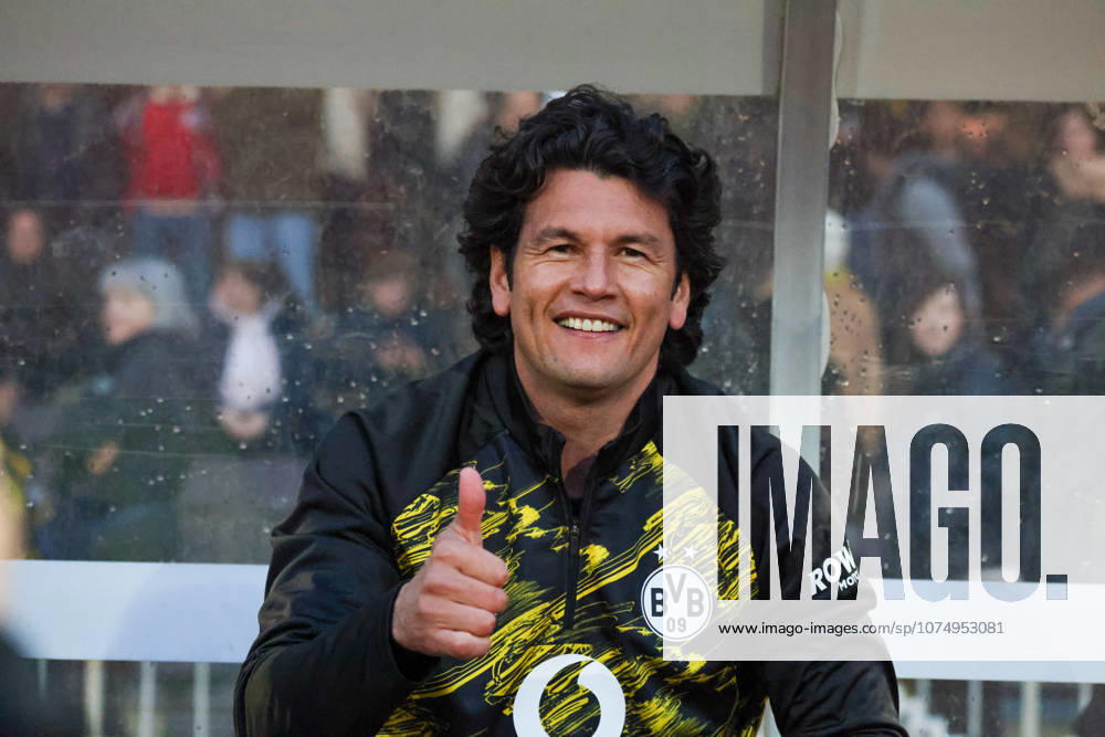 EDortmund, Germany 25 March 2026 Legends match 100 years of the Red Earth stadium In the picture Nelson Valdez BVB