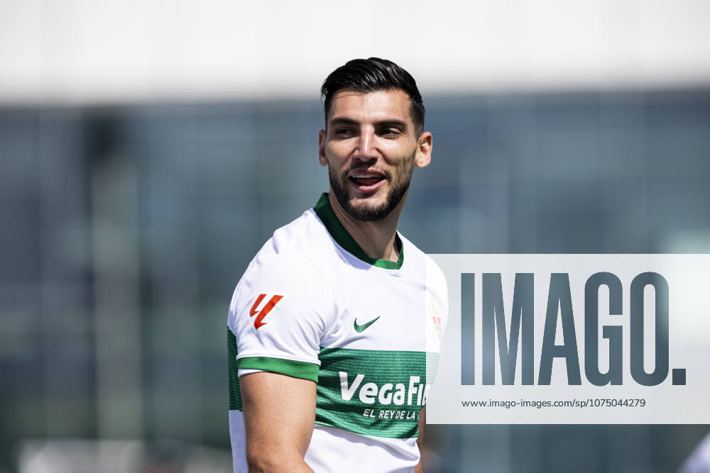 Aston Villa CF vs Elche CF, Winter Friendly Match, Rafa Mir, Spanish striker for Elche CF, during the match, Aston Villa CF vs Elche CF, Winter Friendly Match, Pinatar Arena Football Center, San Pedro del Pinatar, Region of Murcia, Spain, 27 March 2026 San Pedro del Pinatar Pinatar Arena Region de Murcia Spain