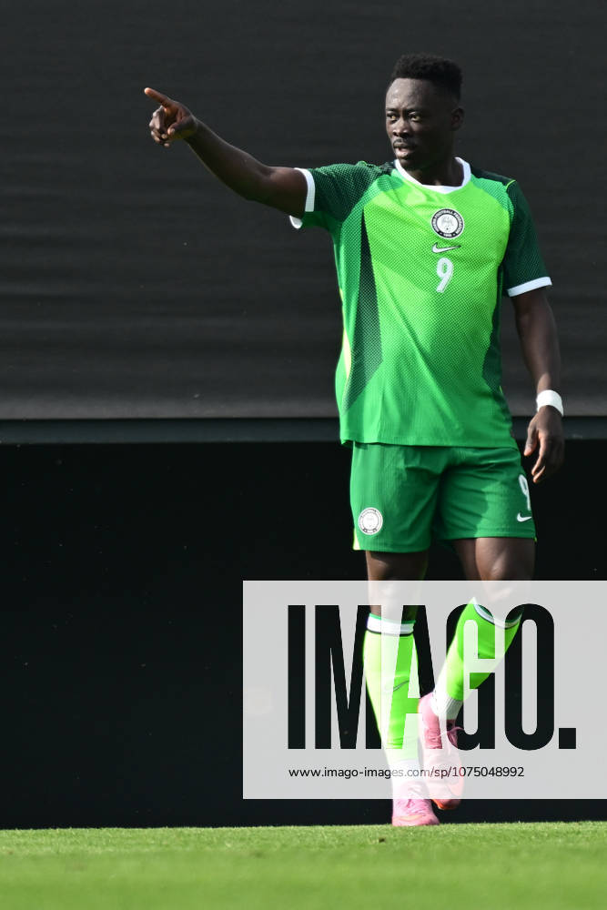 Iran v Nigeria - Friendlies ANTALYA, TURKIYE - MARCH 27: Jerome Adams Akor (9) of Nigeria celebrates after scoring a goal during the friendly match between Iran and Nigeria at the Titanic Mardan Sports Complex in Antalya, Turkiye on March 27, 2026. Orhan Cicek Anadolu Antalya Turkey. Editorial use only. Please get in touch for any other usage.