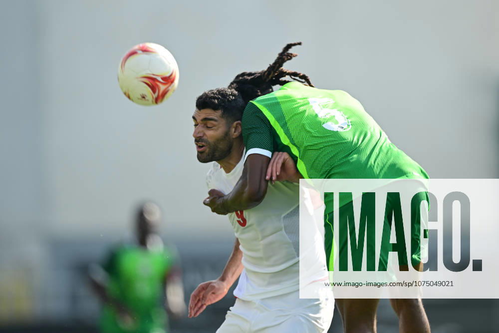 Iran v Nigeria - Friendlies ANTALYA, TURKIYE - MARCH 27: Mehdi Taremi (9) of Iran in action against Ogbu (5) of Nigeria during the friendly match between Iran and Nigeria at the Titanic Mardan Sports Complex in Antalya, Turkiye on March 27, 2026. Orhan Cicek Anadolu Antalya Turkey. Editorial use only. Please get in touch for any other usage.