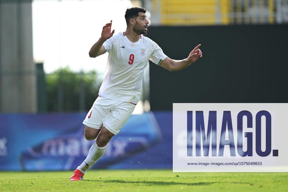 Iran v Nigeria - Friendlies ANTALYA, TURKIYE - MARCH 27: Mehdi Taremi (9) of Iran celebrates after scoring a goal during the friendly match between Iran and Nigeria at the Mardan Sports Complex in Antalya, Turkiye on March 27, 2026. Orhan Cicek Anadolu Antalya Turkey. Editorial use only. Please get in touch for any other usage.