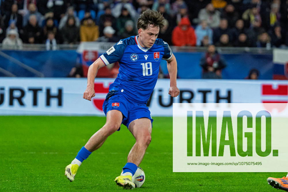 Leo Sauer seen during World Cup 2026 European play off semifinal game between national teams of Slovakia and Kosovo (Matej Sagan Ball Raw Images) Bratislava Tehelne Pole Slovakia