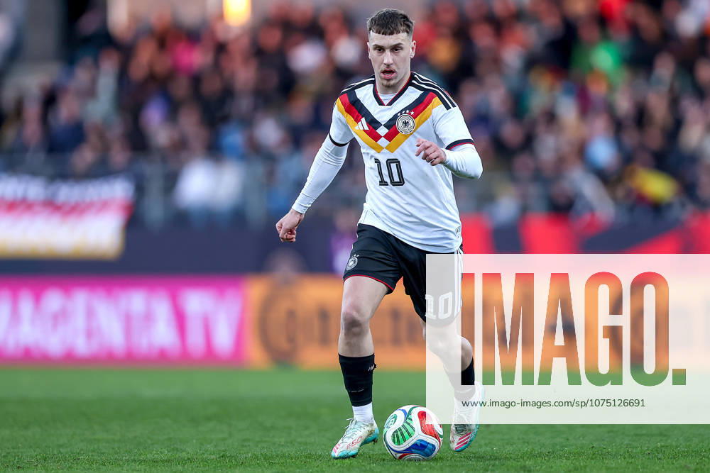 Football, International match U21, Germany Northern Ireland, Qualification Under 21 European Championship 2027, Eintracht Stadion Braunschweig, Season 2025 2026 Brajan Gruda Germany U21 10 DFB regulations prohibit any use of photographs as image sequences and or quasi video Lower Saxony Germany