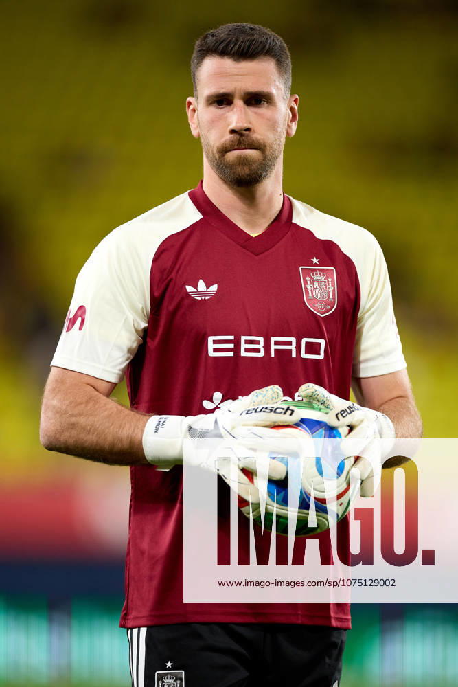 Unai Simon of Spain during the International Friendly, Länderspiel, Nationalmannschaft match between Spain v Serbia at the Estadio de la Ceramica on March 27, 2026 in Villareal Spain Villarreal Spain - ZUMAr232 20260327_zsp_r232_024