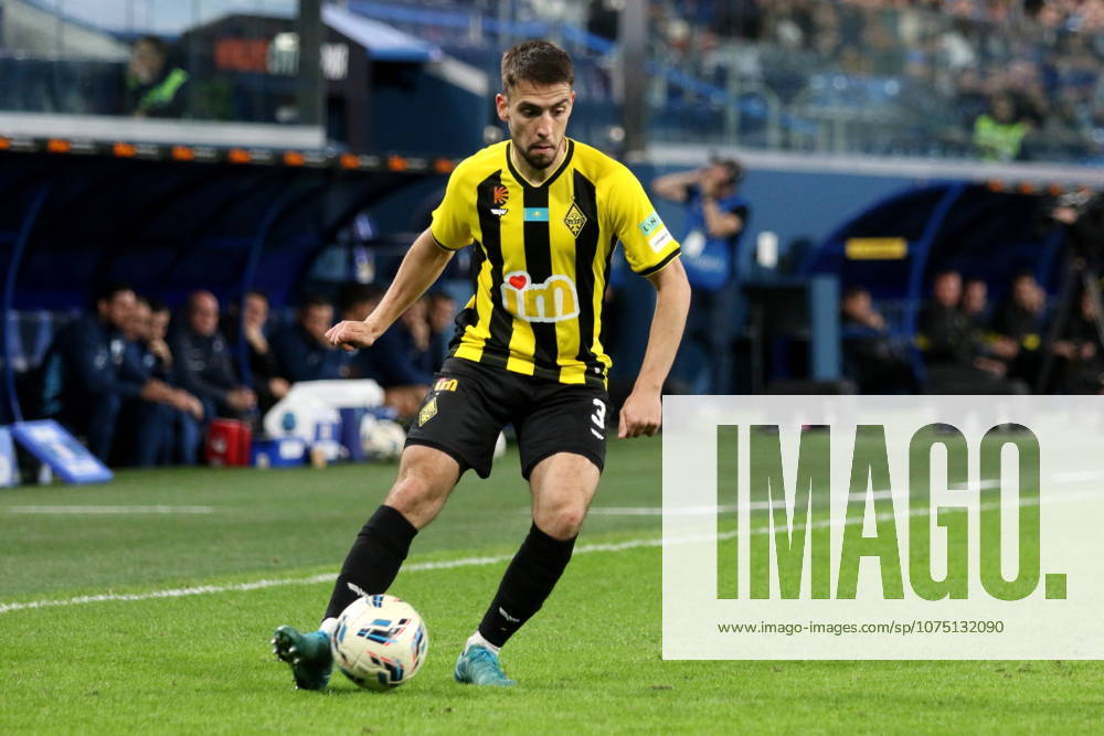 Luis Mata (3) of Kairat seen in action during the Winline, Super Session, Friendly football match between Zenit Saint Petersburg and Kairat Kazakhstan at Gazprom Arena. Final score; Zenit 2:0 Kairat. 28 03 2026 MaksimxKonstantinov