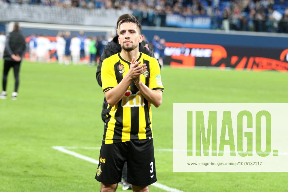 Luis Mata (3) of Kairat seen in action during the Winline, Super Session, Friendly football match between Zenit Saint Petersburg and Kairat Kazakhstan at Gazprom Arena. Final score; Zenit 2:0 Kairat. 28 03 2026 MaksimxKonstantinov
