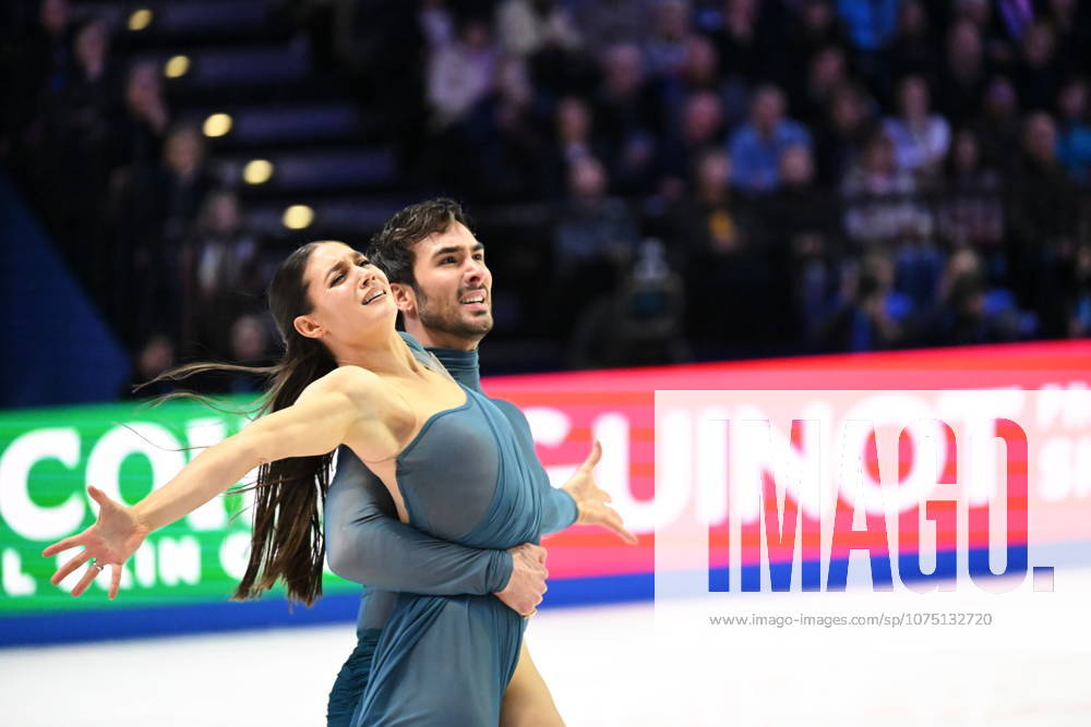 ISU Figure skating, Eiskunstlauf World Championships 2026 in Prague, Czech Republic - 28 Mar 2026 Laurence Fournier Beaudry (L) and Guillaume Cizeron of France perform during the Ice Dance Free Dance competition at the ISU Figure Skating World Championships 2026 at the O2 Arena. ISU Figure Skating World Championships 2026 takes place from 24th to 29th of March in Prague, Czech Republic. Prague Czech Republic