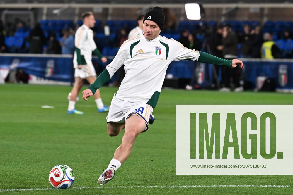 Soccer, FIFA World Cup, WM, Weltmeisterschaft, Fussball 2026 match between Italy-North Ireland Nicolo Barella of Italy during playoff qualifier Fifa World Cup 2026 match between Italy-North Ireland at the gewiss stadium, Italy, March 26th, 2026. Imago-Images Emmefoto