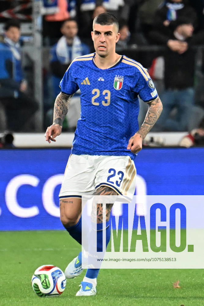 Soccer, FIFA World Cup, WM, Weltmeisterschaft, Fussball 2026 match between Italy-North Ireland Gianluca Mancini of Italy during playoff qualifier Fifa World Cup 2026 match between Italy-North Ireland at the gewiss stadium, Italy, March 26th, 2026. Imago-Images Emmefoto