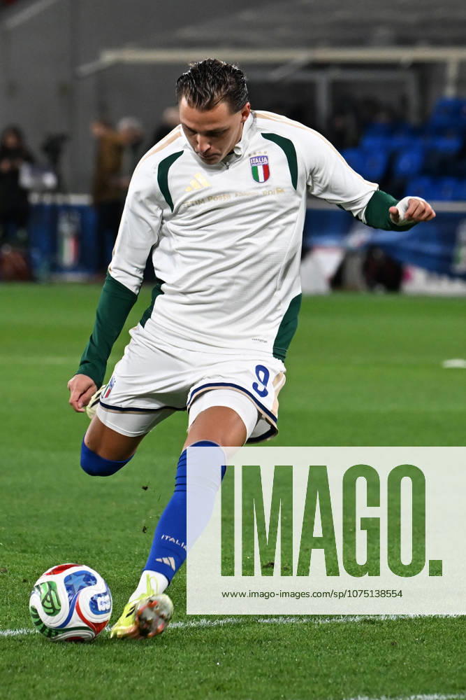 Soccer, FIFA World Cup, WM, Weltmeisterschaft, Fussball 2026 match between Italy-North Ireland Mateo Retegui of Italy during playoff qualifier Fifa World Cup 2026 match between Italy-North Ireland at the gewiss stadium, Italy, March 26th, 2026. Imago-Images Emmefoto