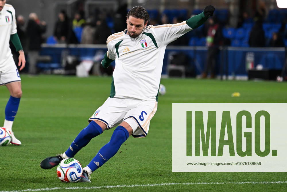 Soccer, FIFA World Cup, WM, Weltmeisterschaft, Fussball 2026 match between Italy-North Ireland Manuel Locatelli of Italy during playoff qualifier Fifa World Cup 2026 match between Italy-North Ireland at the gewiss stadium, Italy, March 26th, 2026. Imago-Images Emmefoto