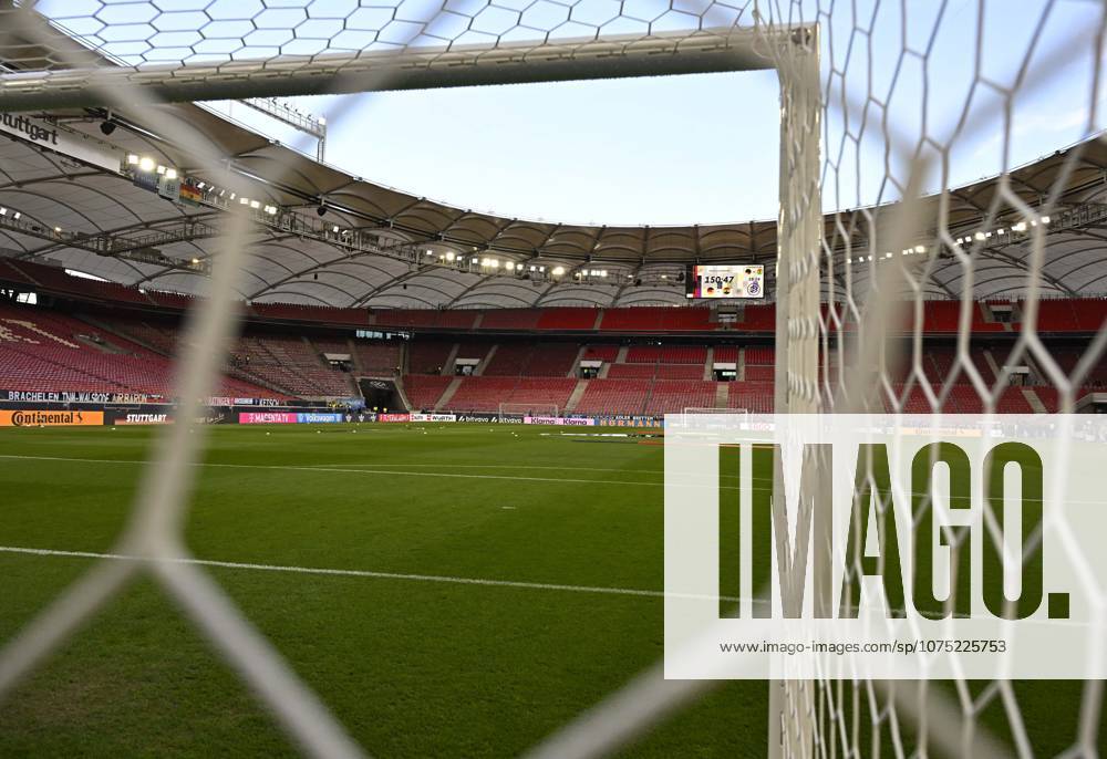 Football friendly international 2 match day, Germany Ghana, in the MHP Arena Stuttgart Germany Hintertor Perspektive