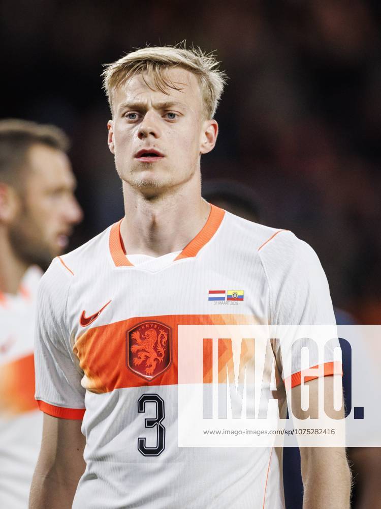 EINDHOVEN - Jan Paul van Hecke of the Netherlands during the friendly international match, Länderspiel, Nationalmannschaft between the Netherlands and Ecuador at the Philips Stadium on March 31, 2026, in Eindhoven, the Netherlands. ROBIN VAN LONKHUIJSEN ANP International Friendly, Länderspiel, Nationalmannschaft 2025-2026 ANPxSportx IVx 554826130 originalFilename: 554826130