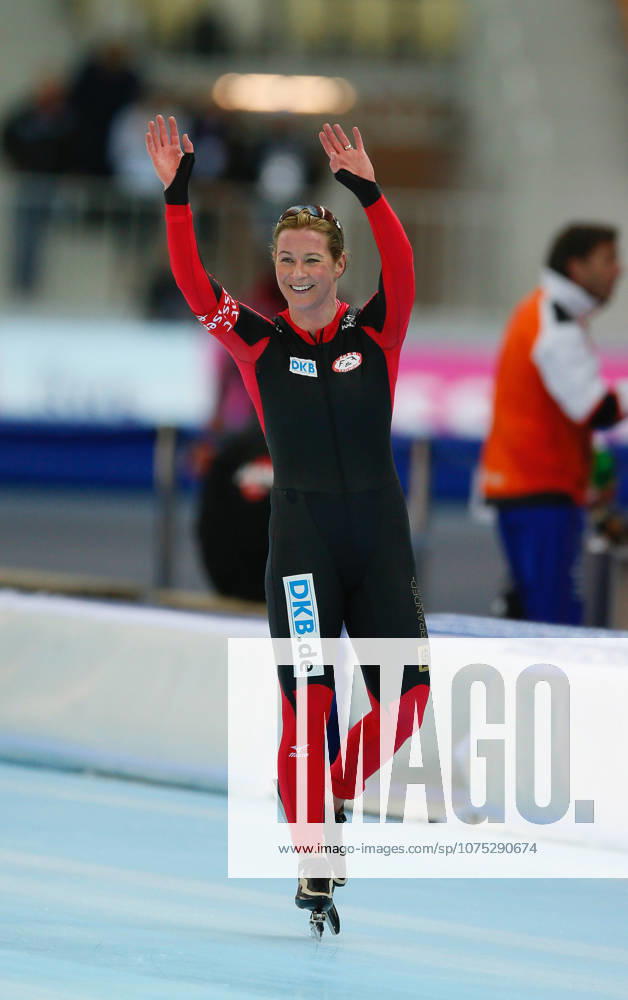 Sochi, Russia - March 21,2013. Â«Adler ArenaÂ» Sochi,Russia. The 15th Essent ISU World Single Distance Speed skating, Eisschnelllauf Championships.Pictured: speed skater Claudia Pechstein