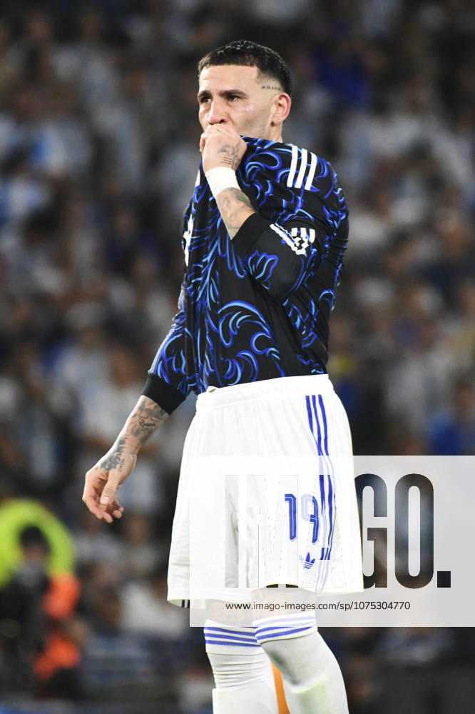 Argentina v Zambia - International Friendly, Länderspiel, Nationalmannschaft Nicolas Otamendi of Argentina celebrates his goal during the match between Argentina and Zambia at Estadio Alberto J. Armando, La Bombonera, on March 31, 2023. Buenos Aires Buenos Aires Argentina