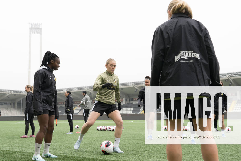 Paulina Nyström during a training session with Häcken on April 1, 2026 in Gothenburg Photo Daniel Stiller BILDBYRAN code DS DS0567 fotboll football soccer fotball europa cup träning practice training häcken uefa womens europa cup dam bbeng