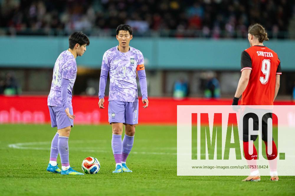 Son Heung-min during friendly match, Austria - South Korea, 31. march 2026, Ernst Happel stadium, Wien, Austria