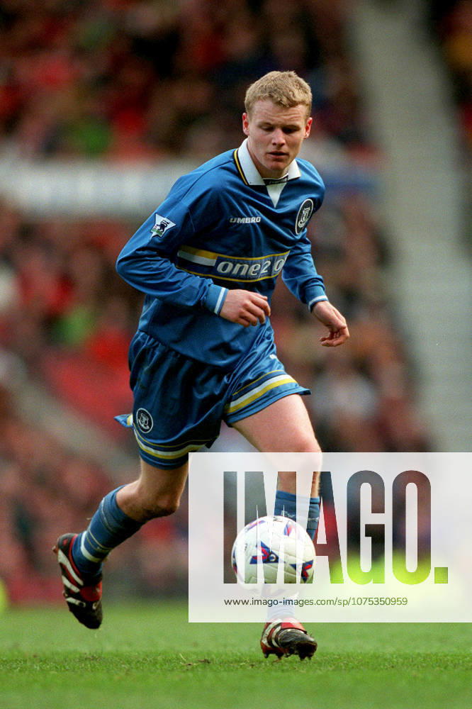 Manchester United, ManU V Everton, Premier League Michael Ball of Everton on the ball during the Premier League match between Manchester United and Everton at Old Trafford on March 21, 1999 in Manchester, England. Manchester Old Trafford England United Kingdom