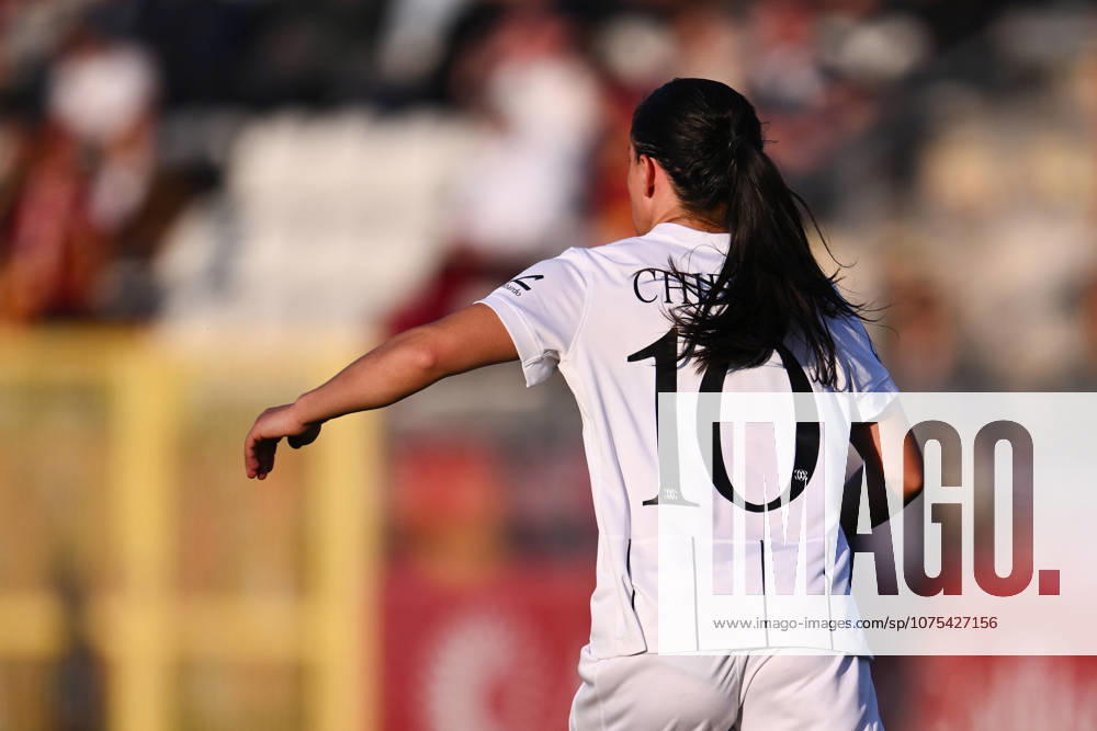 Roma V Como Women - Serie A femminile Alexandra Chidiac of Como Women celebrates after scoring the second goal during Matchday 18 of the Serie A Women Athora Championship between A.S. Roma and F.C. Como Women at the Tre Fontane Stadium on April 3, 2026, in Rome, Italy. Rome Italy