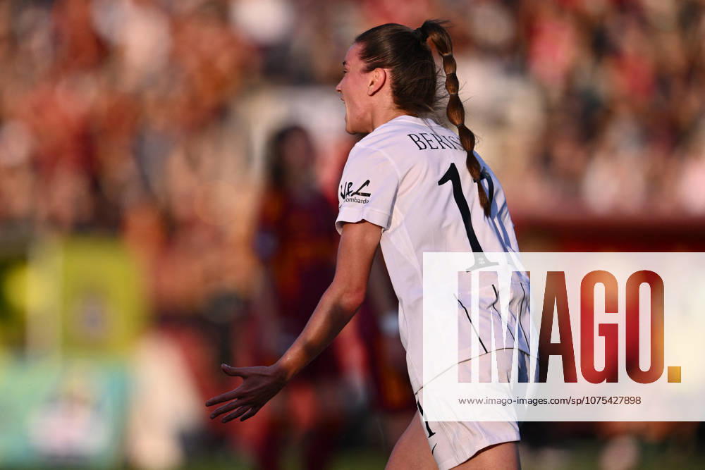 CALCIO - Serie A Femminile - AS Roma vs FC Como Women Fortesa Berisha of Como Women celebrates after scoring the goal of 2-3 during he Matchday 18 of the Serie A Women Athora Championship between A.S. Roma and F.C. Como Women at the Tre Fontane Stadium on April 3, 2026 in Roma, Italy. Rome Italy