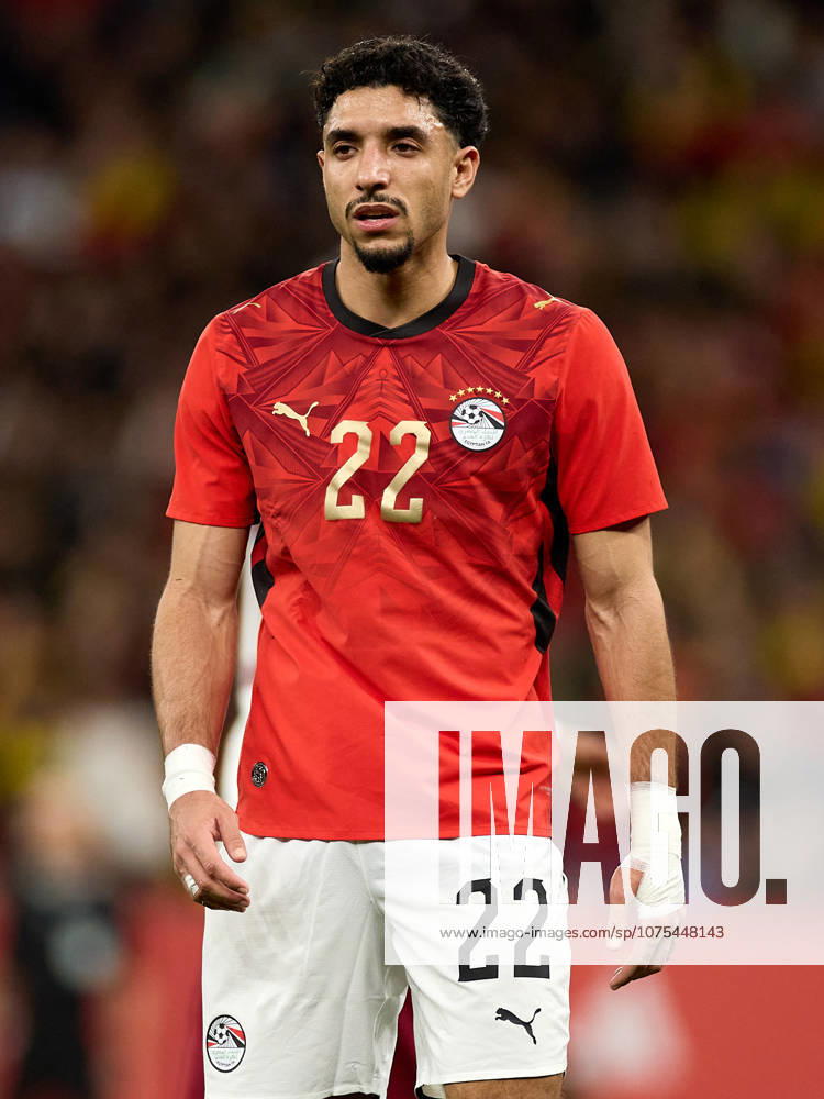 Omar Marmoush of Egypt during an International Friendly, Länderspiel, Nationalmannschaft match between Spain and Egypt at RCDE Stadium on March 31, 2026 in Barcelona, Spain. Barcelona Spain - ZUMAr232 20260331_zsp_r232_136