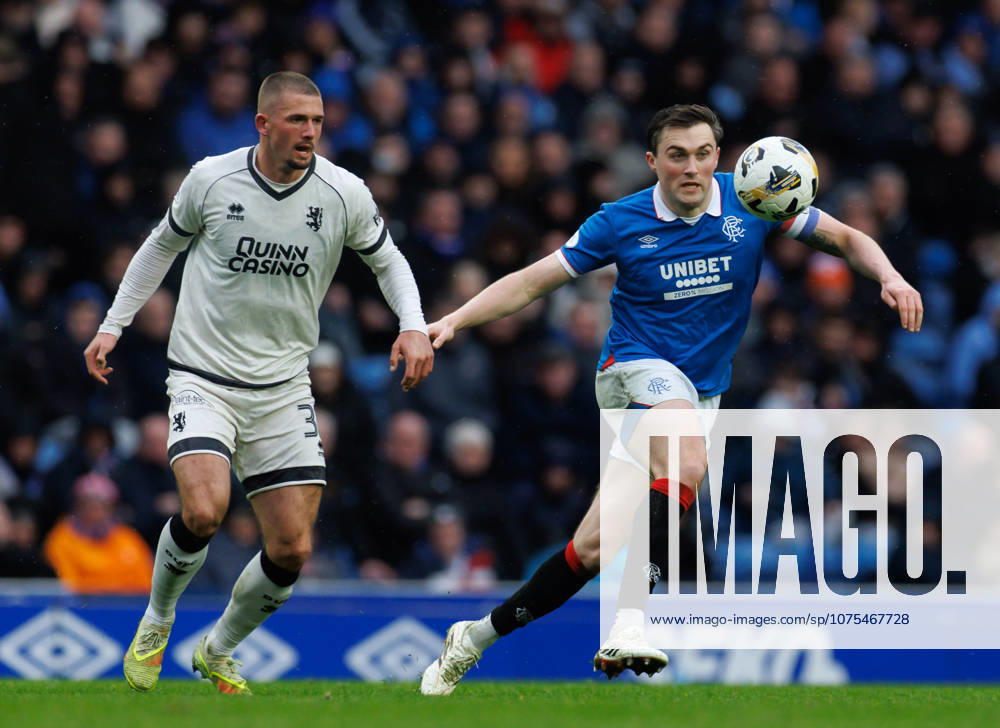 Rangers v Dundee Utd: Max Watters and John Souttar