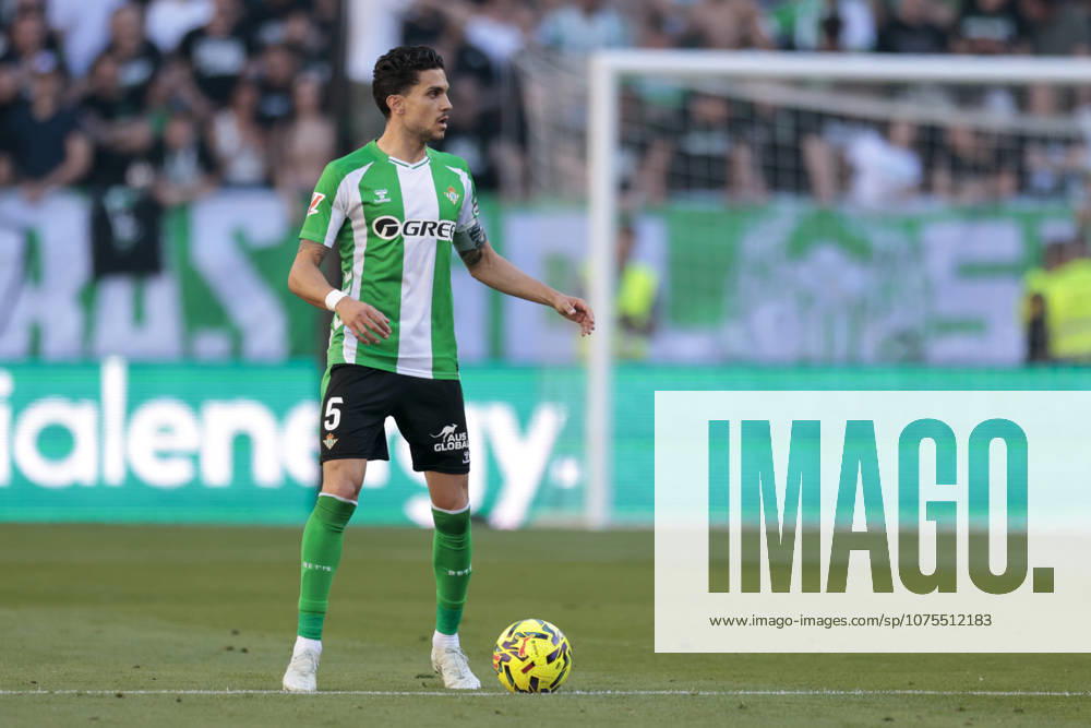 Real Betis Balompie v RCD Espanyol de Barcelona - LaLiga EA Sports Marc Bartra of Real Betis controls the ball during the La Liga EA Sports match between Real Betis and RCD Espanyol de Barcelona at La Cartuja Stadium in Seville, Spain, on April 4, 2026. Seville Spain