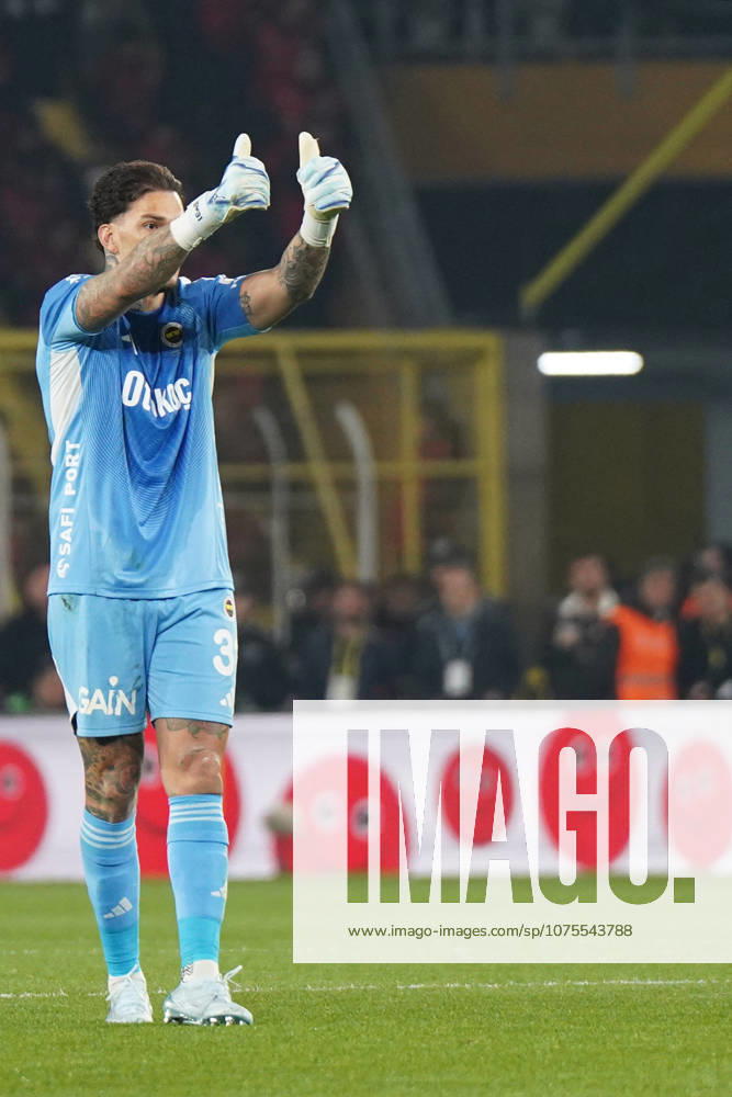 Goalkeeper Ederson of Fenerbahce during the Trendyol Turkish Süper League match between Fenerbahce SK and Besiktas JK at Chobani Stadium on April 5, 2026 in Istanbul, Turkey. Istanbul Turkey