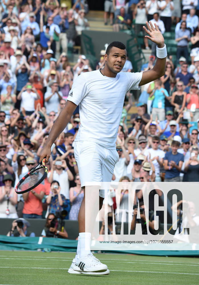 The Championships, Wimbledon 2015 The Championships Wimbledon 2015 Day 4 02 07 2015 Jo-Wilfried Tsonga (FRA) wins his second round match in straight sets. London England
