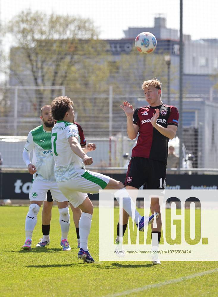 Soccer Season 2025 2026 Regionalliga Bayern 27 Matchday 1 FC Nürnberg FCN II Club SpVgg Greuther Fürth II Kleeblatt U23 DaMa Marlon Fries 7, SpVgg Greuther Fürth II Eric Porstner 16, 1 FC Nürnberg FCN II
