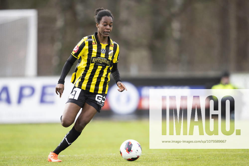 Häckens Faith Chinzimu during the football match in Damallsvenskan between Vittsjö and Häcken on April 6, 2026 in Vittsjö