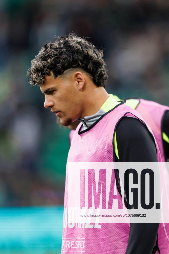 Maxi Araujo seen during UEFA Champions League quarterfinal game between teams of Sporting CP and Arsenal FC at Estadio Jose Alvalade (Maciej Rogowski Ball Raw Images) Lisbon Estadio Jose Alvalade Portugal