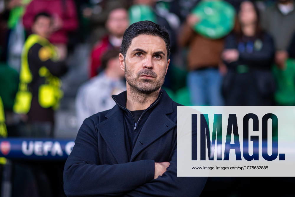 Sporting Clube de Portugal v Arsenal FC - UEFA Champions League 2025 26 Quarter-Final First Leg Mikel Arteta, head coach of Arsenal, is seen during the UEFA Champions League 2025 26 Quarter-Final First Leg match between Sporting Clube de Portugal and Arsenal FC at Estadio Jose Alvalade in Lisbon, Portugal, on April 7, 2026. Lisbon Lisbon Portugal