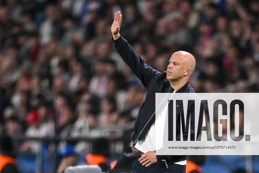 Coach Arne Slot Liverpool FC gestures during the UEFA Champions League 2025 26 Quarter Final First Leg match between Paris Saint Germain FC and Liverpool FC at Parc des Princes on April 8, 2026 in Paris, France Photo by Harry Langer DeFodi Images