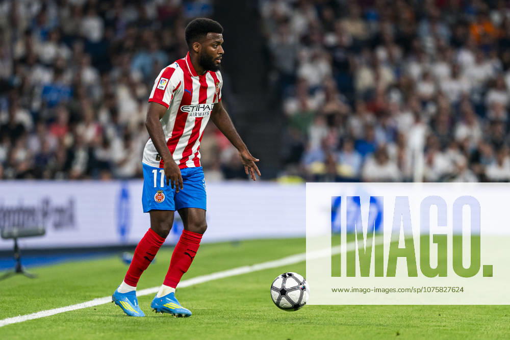REAL MADRID CF v GIRONA. LA LIGA 2025 2026. ROUND 31. REAL MADRID CF v GIRONA FC. LA LIGA 2025 2026. ROUND 31. Girona FCÂ s Thomas Lemar during La Liga match. April 10, 2026 (ALTERPHOTOS Tomas Garrido) MadridSpain