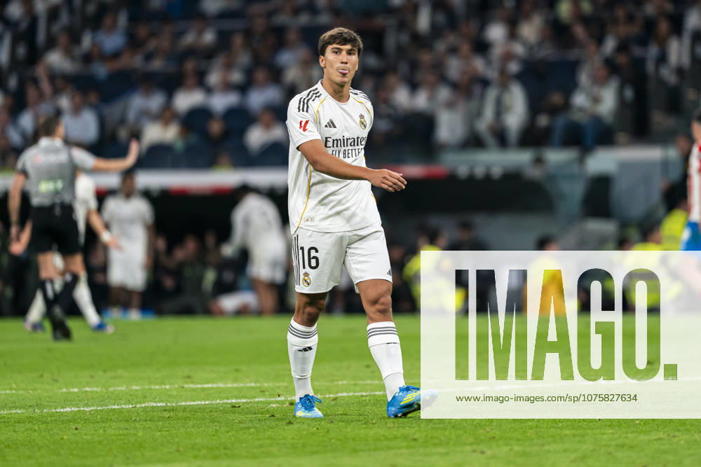 REAL MADRID CF v GIRONA. LA LIGA 2025 2026. ROUND 31. REAL MADRID CF v GIRONA FC. LA LIGA 2025 2026. ROUND 31. Real Madrid CFÂ s Gonzalo disappointed during La Liga match. April 10, 2026 (ALTERPHOTOS Tomas Garrido) MadridSpain