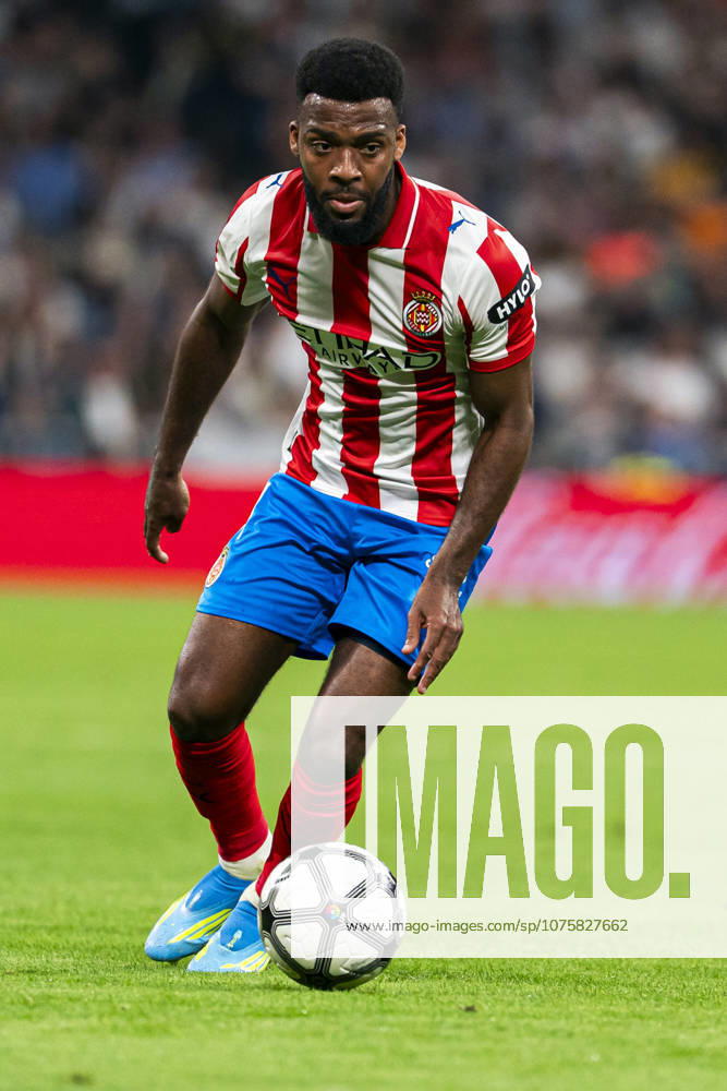 REAL MADRID CF v GIRONA. LA LIGA 2025 2026. ROUND 31. REAL MADRID CF v GIRONA FC. LA LIGA 2025 2026. ROUND 31. Girona FCÂ s Thomas Lemar during La Liga match. April 10, 2026 (ALTERPHOTOS Tomas Garrido) MadridSpain